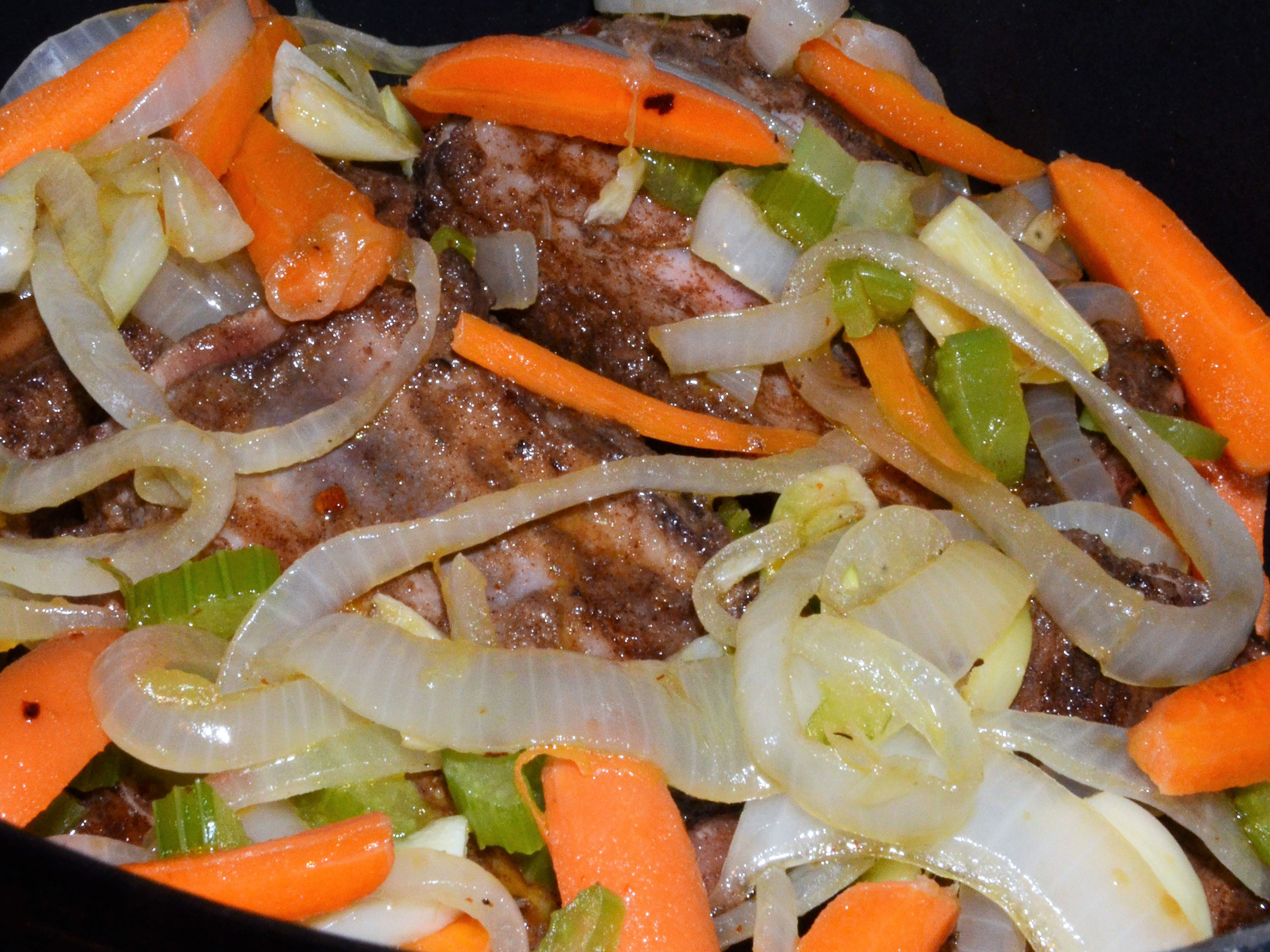 Short ribs with vegetables